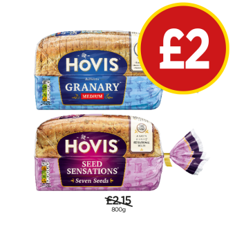 Hovis Granary, Seed Sensations - Now Only £2 at Budgens