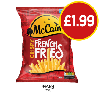 McCain Crispy French Fries - Now Only £1.99 at Budgens