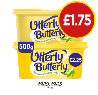 Utterly Butterly - Now Only £1.75 at Budgens