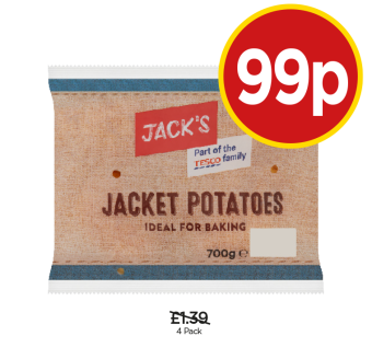 Jack's Jacket Potatoes - Now Only 99p at Budgens