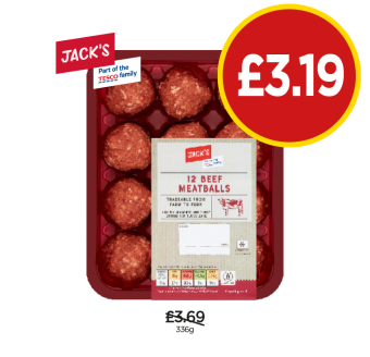 Jack's Beef Meatballs - Now Only £3.19 at Budgens