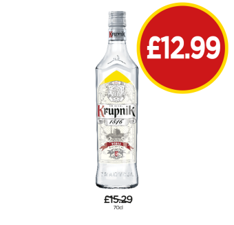 Krupnik Vodka - Now Only £12.99 at Budgens