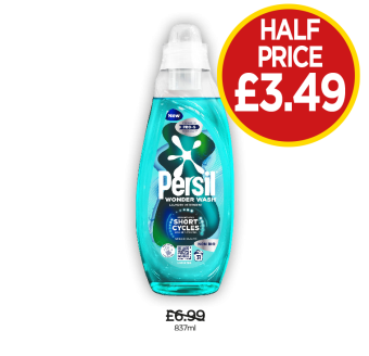 Persil Wonder Wash - Half Price Now Only £3.49 at Budgens