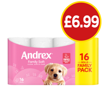 Andrex Family Soft - Now Only £6.99 at Budgens