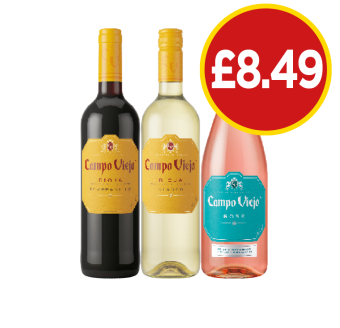 Campo Viejo Rioja Tempranillo, Blanco, Rosé - Now Only £8.49 at Budgens