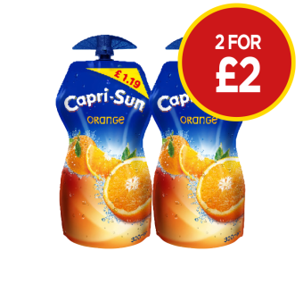 Capri-Sun - Now 2 for £2 at Budgens