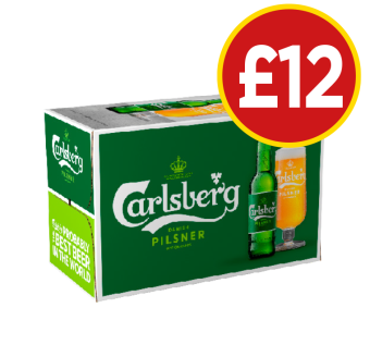 Carlsberg - Now Only £12 at Budgens