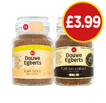 Douwe Egberts Pure Gold, Pure Indulgence - Now Only £3.99 at Budgens