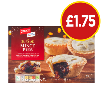 Jack's Mince Pies - Now Only £1.75 at Budgens