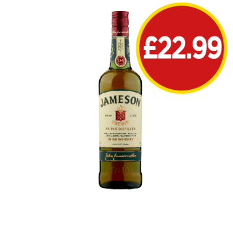 Jameson Whiskey - Now Only £22.99 at Budgens