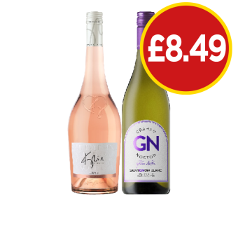 Kylie Rosé, Graham Norton Sauvignon Blanc - Now Only £8.49 at Budgens