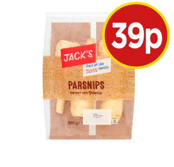 Jack's Parsnips - Now Only 39p at Budgens