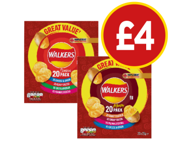 Walkers Variety Classic Pack, Meaty Pack - Now Only £4 at Budgens