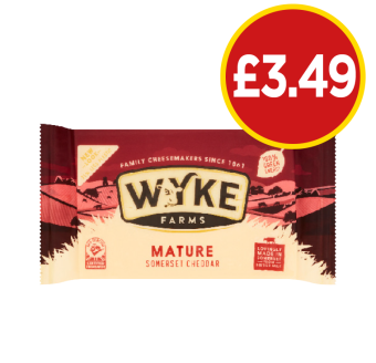 Wyke Farms Mature - Now Only £3.49 at Budgens