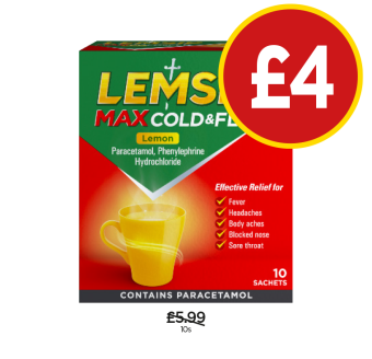 Lemsip Max - Now Only £4 at Budgens