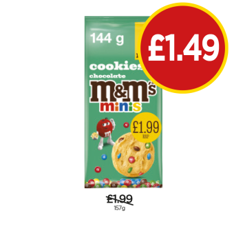 M&M's Mini Cookies - Now Only £1.49 at Budgens