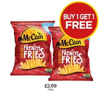 McCain Crispy French Fries - Now Buy 1 Get 1 FREE at Budgens