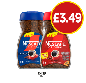 Nescafe, Decaf - Now Only £3.49 at Budgens