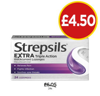 Strepsils Exra - Now Only £4.50 at Budgens