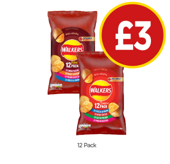 Walkers Variety Meaty, Classic - Now Only £3 at Budgens