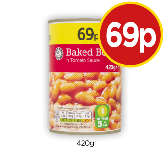 Baked Beans - Now Only 69p at Budgens