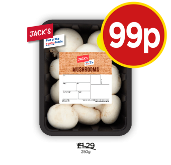 Jack's Mushrooms - Now Only 99p at Budgens