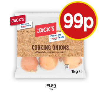 Jack's Cooking Onions - Now Only 99p at Budgens