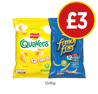 Quavers, French Fries Multipack - Now Only £3 at Budgens