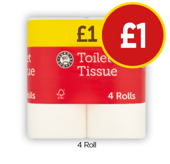 Toilet Tissue - Now Only £1 at Budgens