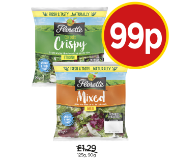 Florette Classic Crispy, Mixed - Now Only 99p at Budgens