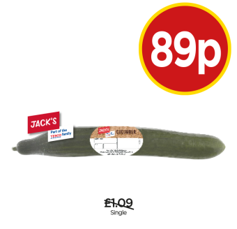 Jack's Cucumber - Now Only 89p at Budgens