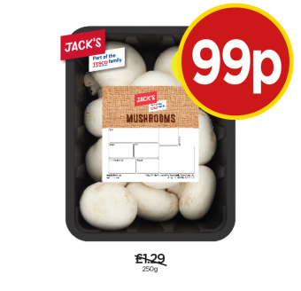 Jack's Mushrooms - Now Only 99p at Budgens